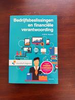 Bedrijfsbeslissingen en financiële verantwoording-, Boeken, Ophalen of Verzenden, Zo goed als nieuw, Economie en Marketing
