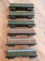 modeltrein Ho wagons liliput 6 stuks, Hobby en Vrije tijd, Modeltreinen | H0, Gebruikt, Gelijkstroom, Wagon, Ophalen of Verzenden