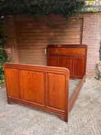 Antiek bed, Gebruikt, Bruin, 140 cm, Twijfelaar