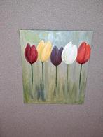Schilderij tulpen, Ophalen
