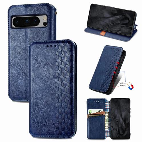 Luxe PU Lederen Wallet Case Set voor Pixel 8 Pro _ Blauw, Telecommunicatie, Mobiele telefoons | Hoesjes en Frontjes | Overige merken