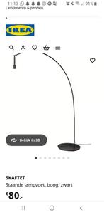 Ikea Skaftet, Huis en Inrichting, Lampen | Vloerlampen, Ophalen, Gebruikt, Metaal, 200 cm of meer