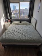 Ikea SÄBÖVIK Boxspring 160x200 + Topper (optioneel), Huis en Inrichting, Ophalen, Gebruikt, Tweepersoons, 200 cm