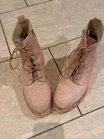 Mooie roze veterboots met riets maat 38, Lage of Enkellaarzen, Ophalen of Verzenden, Roze, Onbekend