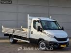 Iveco Daily 35C14 Open Laadbak 420cm Dubbellucht Airco Navi, Auto's, Bestelauto's, Gebruikt, Euro 6, Iveco, Wit