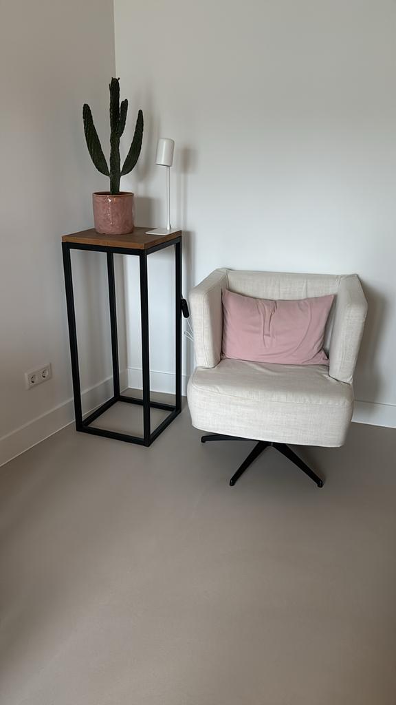 Beige fauteuil, in zeer goede staat, Ophalen, Overige kleuren, Scandinavisch, Zo goed als nieuw