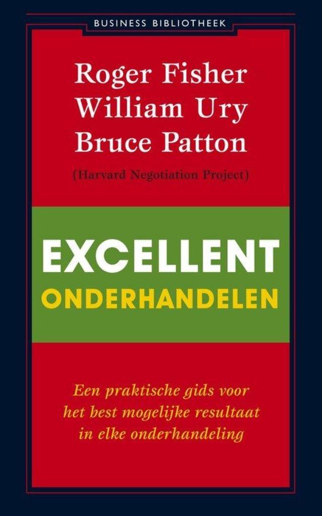 Roger Fisher Excellent onderhandelen, Boeken, Psychologie, Gelezen, Ophalen of Verzenden