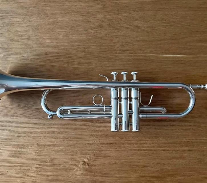 Stomvi s1 ml trompet, Muziek en Instrumenten, Blaasinstrumenten | Trompetten, Zo goed als nieuw, Bes-trompet, Met koffer, Ophalen of Verzenden