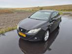 Seat Ibiza 1.6 77KW 3DRS 2009 Zwart, Auto's, Voorwielaandrijving, 15 km/l, Zwart, 990 kg