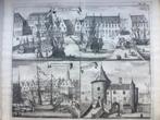 Zeeland. Walcheren, Vlissingen , 3 aangezichten, 1696, Antiek en Kunst, Verzenden