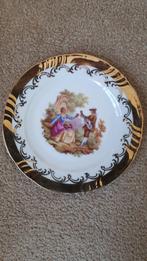 dessert bord schaaltje met gouden decoraties van BAVARIA, Huis en Inrichting, Keuken | Servies, Ophalen, Zo goed als nieuw, Bord(en)