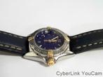 14895 Dames Breitling Callistino Blauw Staal Goud B52045.1, Sieraden, Tassen en Uiterlijk, Horloges | Dames, Goud, Ophalen of Verzenden