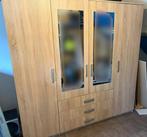Jysk Vellerup kledingkast - licht eiken (200cm x 200cm), Huis en Inrichting, 200 cm of meer, Zo goed als nieuw, 200 cm of meer