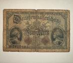 Biljet 5 mark 1917, Ophalen of Verzenden, Duitsland