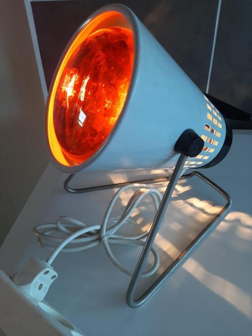 Original Hanau Solilux 1801 Space Age spot / tafellamp, Huis en Inrichting, Lampen | Spots, Gebruikt, Vloerspot of Grondspot, Metaal of Aluminium