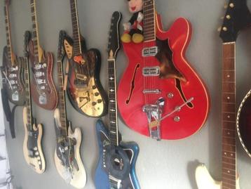1960er EL Guitars Framus Höfner Hagström Klira + Parts beschikbaar voor biedingen