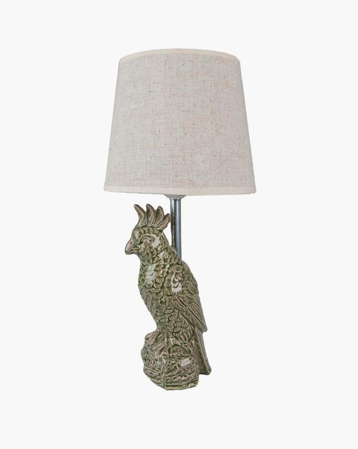 Clayre & Eef Papegaai Lamp - Nieuw in doos!, Huis en Inrichting, Lampen | Tafellampen, Nieuw, Minder dan 50 cm, Ophalen of Verzenden