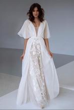 Nieuwe boho trouwjurk van Okdais, maat L (EU 40/42), Ophalen of Verzenden, Nieuw, Wit, Trouwjurk
