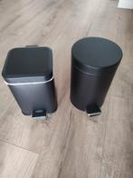 2 kleine pedaalemmers, Huis en Inrichting, Woonaccessoires | Prullenbakken, Minder dan 10 liter, Ophalen, Gebruikt, Minder dan 50 cm