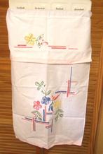 overdoek/ voordoek handdoekenrekje Brabantia/ bloemendoek, Antiek en Kunst, Ophalen of Verzenden