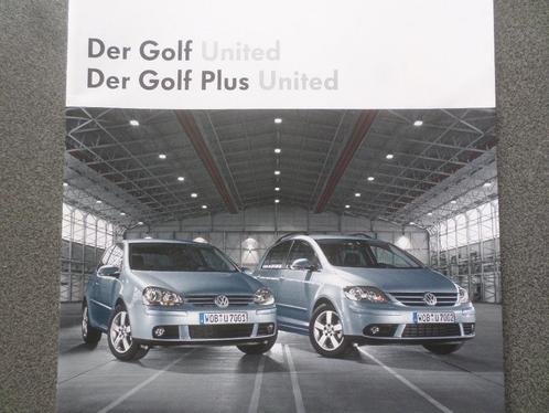 Volkswagen VW Golf United & Golf Plus United Brochure, Boeken, Auto's | Folders en Tijdschriften, Zo goed als nieuw, Volkswagen