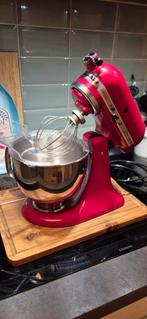 KitchenAid Artisan rood – mét kom & spatdeksel, Ophalen, Zo goed als nieuw