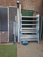 Rolsteiger 10.2 mtr werkhoogte compleet, Doe-het-zelf en Verbouw, Steigers, Ophalen, Rolsteiger of Kamersteiger, 5 meter of hoger