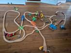 Houten treinbaan met extra's, Ophalen of Verzenden, Gebruikt