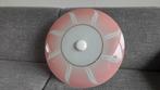 Plafonnière plafondlamp jaren 50 60 midcentury nieuwstaat, Ophalen, Zo goed als nieuw, Glas