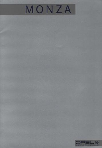 Brochure Opel Monza 1984 beschikbaar voor biedingen