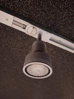 3 Spot plafond-muur railsysteem 216 cm, Huis en Inrichting, Lampen | Spots, Ophalen of Verzenden, Gebruikt, Metaal of Aluminium