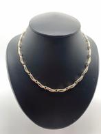 T514 Prachtige zilveren ketting Fossil, Sieraden, Tassen en Uiterlijk, Kettingen, Ophalen of Verzenden, X, Zilver, Zilver