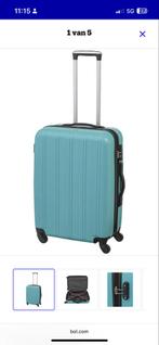 Turquoise Human Nature Koffer, Gebruikt, 50 tot 60 cm, Hard kunststof, Slot