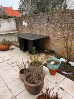 Granieten zwarte tuintafel, Ophalen, Gebruikt, Rechthoekig, Overige materialen