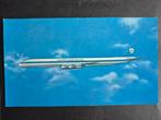 Grote ansichtkaart getekende KLM Douglas DC-8-63 (A256), Ophalen of Verzenden, Gebruikt, Kaart, Foto of Prent