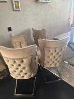 velvet eetkamer stoelen te koop, Ophalen of Verzenden, Zo goed als nieuw, Overige kleuren, Vijf, Zes of meer stoelen