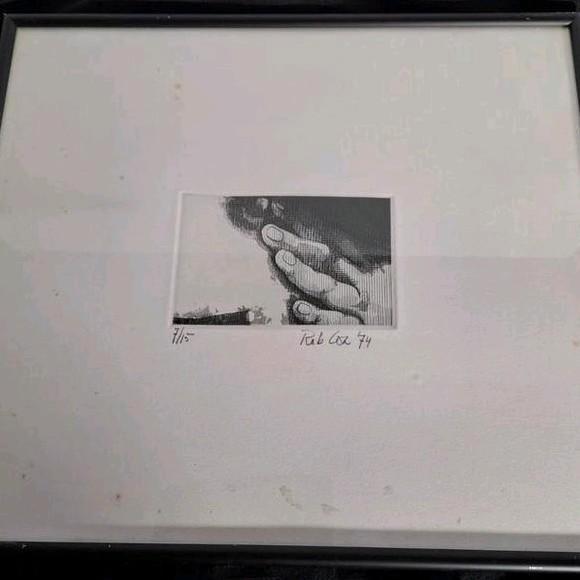 Rob Cox '74 -lithografie., Antiek en Kunst, Kunst | Etsen en Gravures, Ophalen of Verzenden