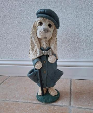 Beeld witte Beagle 36cm hoog beschikbaar voor biedingen