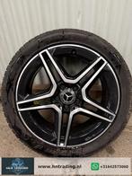 18” originele Mercedes C W205 AMG velg + band 5x112 A205, Ophalen of Verzenden, Gebruikt, Personenwagen, Banden en Velgen