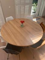 Studio Henk ronde eettafel 140 cm massief eik butterfly poot, Huis en Inrichting, Tafels | Eettafels, Ophalen, 100 tot 150 cm