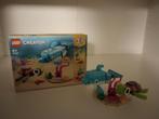 Lego Creator set 31128 dolfijn en schildpad, Ophalen of Verzenden, Zo goed als nieuw, Complete set, Lego
