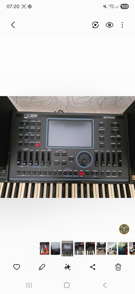 Ketron SD 90 Geluidsmodule met speakers, Muziek en Instrumenten, Ophalen of Verzenden, Zo goed als nieuw