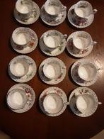 Royal Albert 12 heren kop en schotels compleet Flower of the, Ophalen of Verzenden