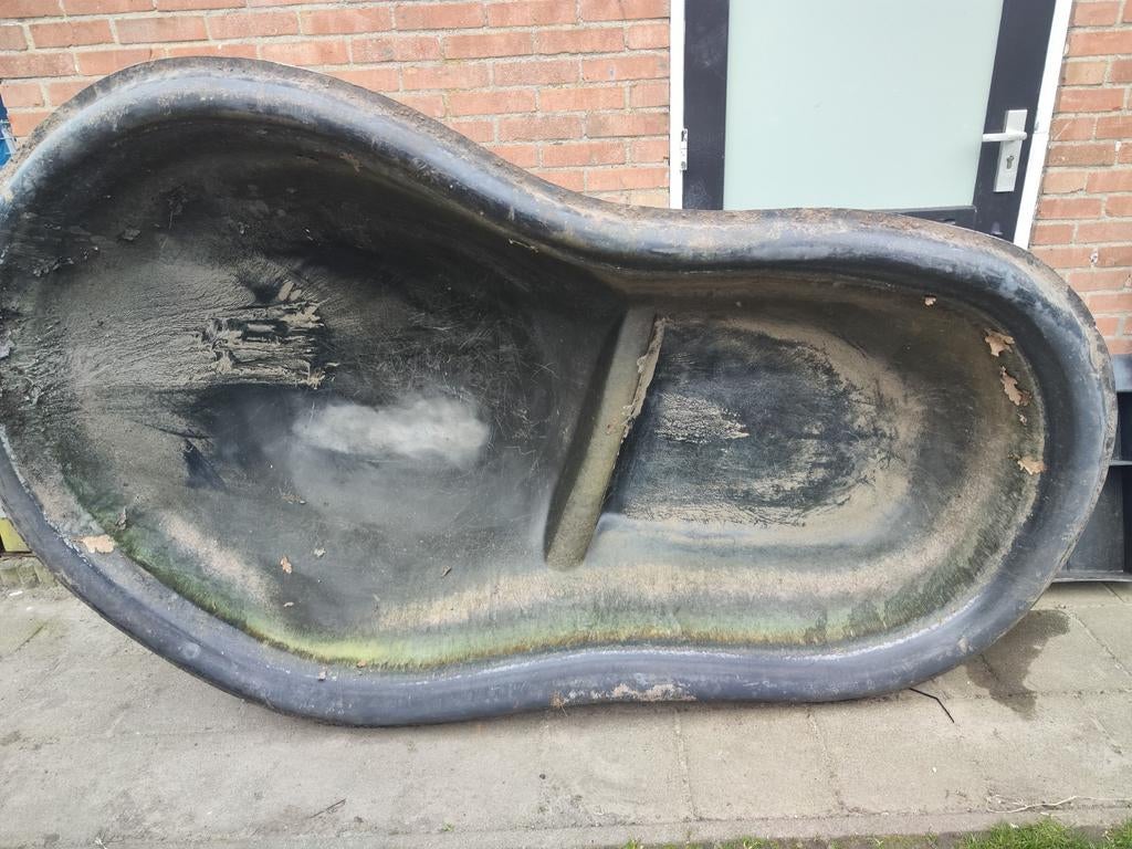 Voorgevormde polyester vijver vijverbak, Ophalen, Gebruikt