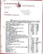 Harlingen Fa. J. Haitsma fabriek van Betonartikelen 1953, Verzamelen, Ophalen of Verzenden, Gebruikt, Overige typen