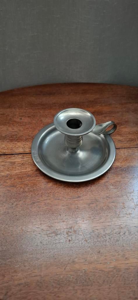 Antieke tinnen blaker van Kurz Tiel, Antiek en Kunst, Ophalen of Verzenden