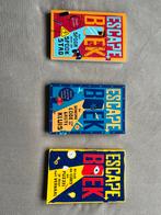 Escape Boek - Set van 3: Spookstad, Kluis, Puzzel, Ophalen, Zo goed als nieuw