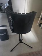 verstelbare microfoonstandaard met SE reflectiefilter, Muziek en Instrumenten, Microfoons, Ophalen, Gebruikt, Studiomicrofoon