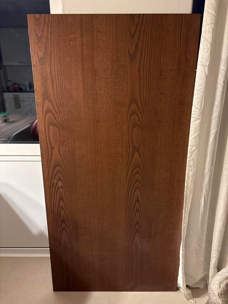 IKEA Idasen bureaublad 160x80 cm - Goede staat, Huis en Inrichting, Bureaus, Spaanplaat of MDF, Bruin, Ophalen of Verzenden, Zo goed als nieuw