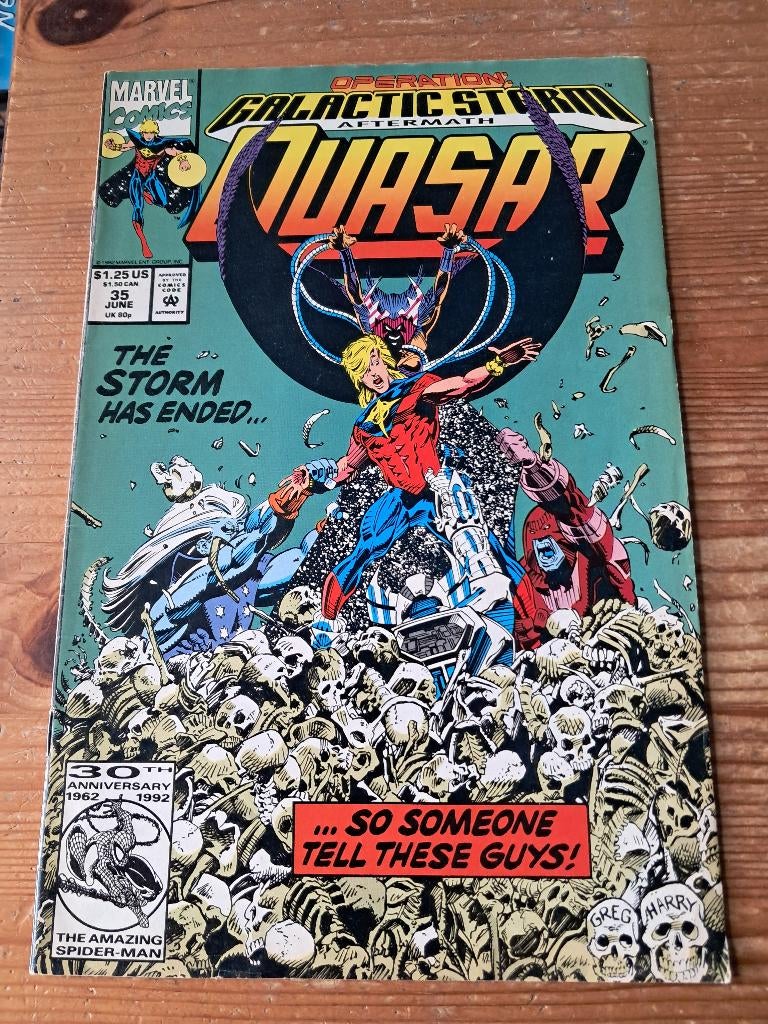 Quasar #35, Amerika, Mark Gruenwald, Ophalen, Gelezen